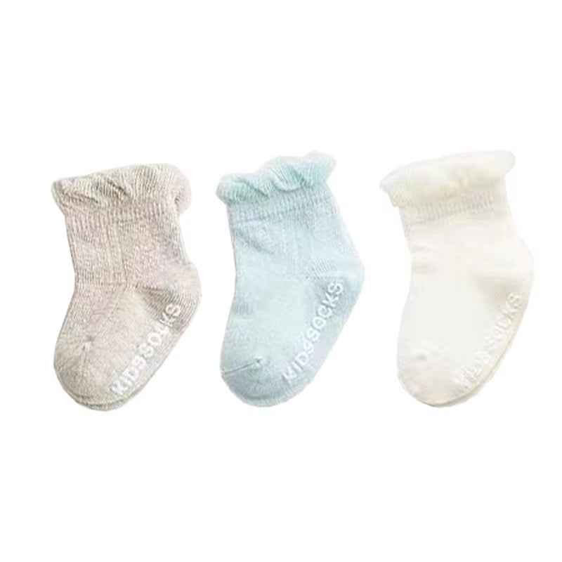 3Pair/Lot 2020 New Non - Slip Children Baby Socks Newborn Baby Socks for Girls and Boys - BabyNestia