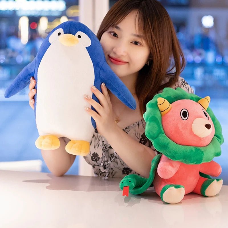 Anime Anya Spy X Family Anya'S Chimera Plush Toy Muppet Plush Toys Anya Forger 15cm 35cm Cute Penguin Plush Toys Kids Toy Gift - BabyNestia
