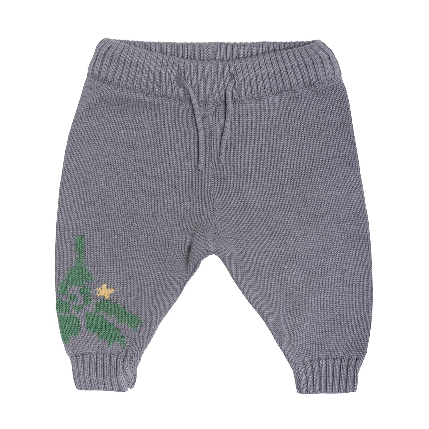 Baby Christmas Leggings in Grey - BabyNestia