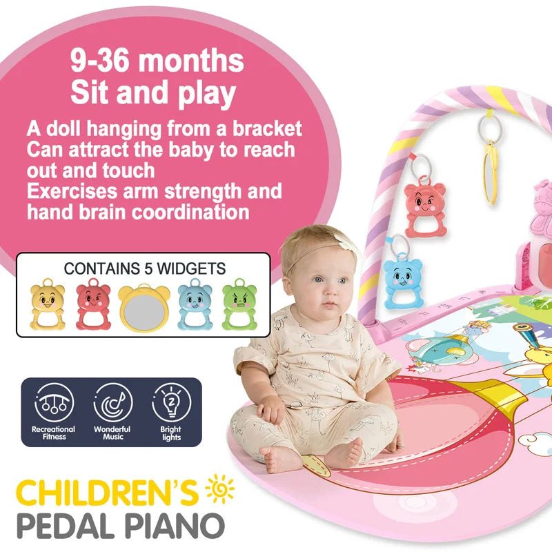 Baby Fitness Stand Music Play Gym - BabyNestia