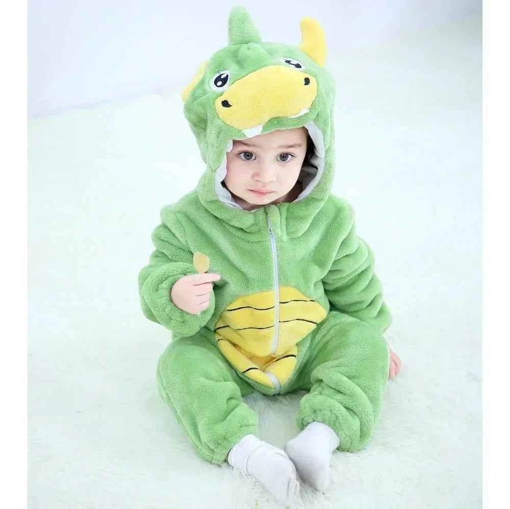 Baby Rompers Winter Kigurumi Lion - BabyNestia