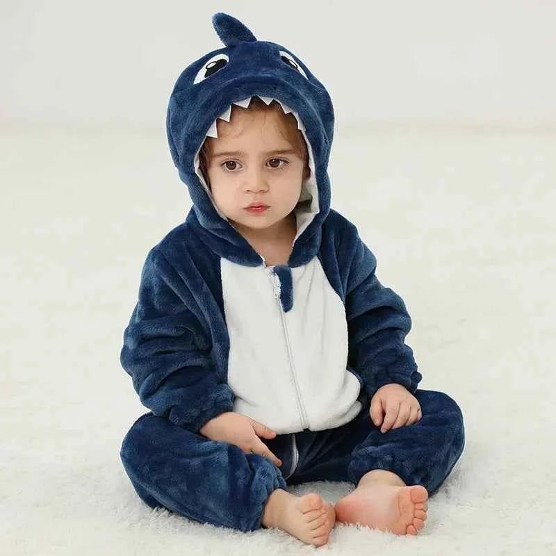 Baby Rompers Winter Kigurumi Lion - BabyNestia