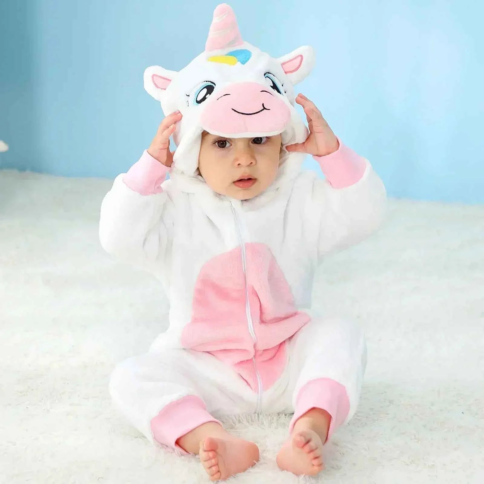 Baby Rompers Winter Kigurumi Lion - BabyNestia