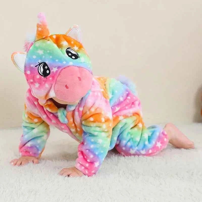 Baby Rompers Winter Kigurumi Lion - BabyNestia