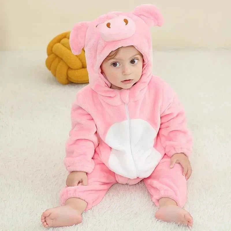 Baby Rompers Winter Kigurumi Lion - BabyNestia