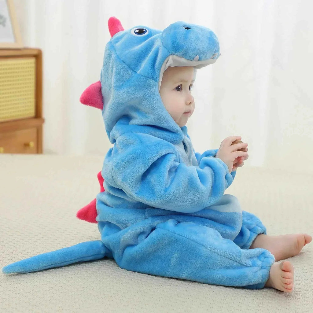 Baby Rompers Winter Kigurumi Lion - BabyNestia