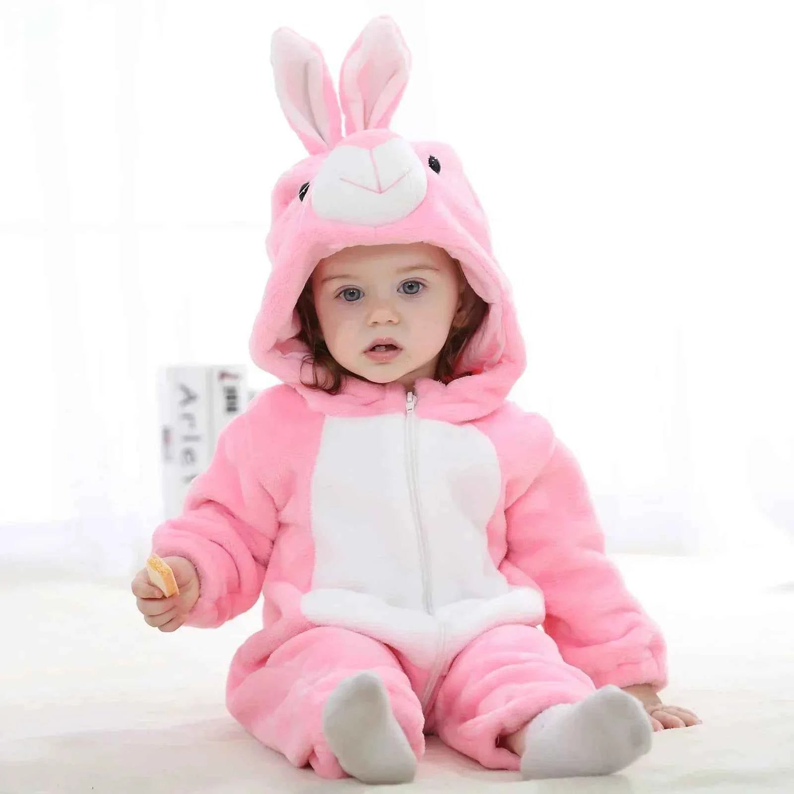 Baby Rompers Winter Kigurumi Lion - BabyNestia