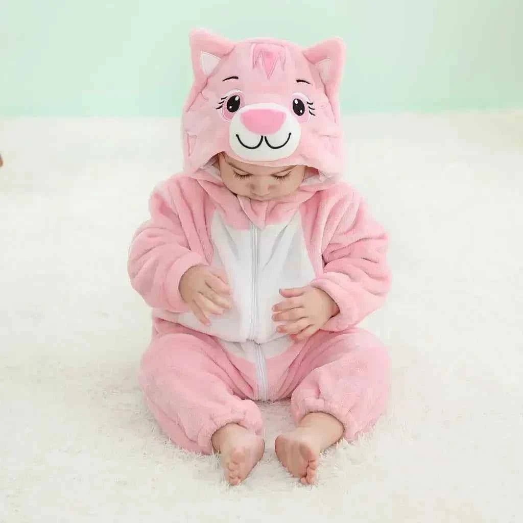Baby Rompers Winter Kigurumi Lion - BabyNestia