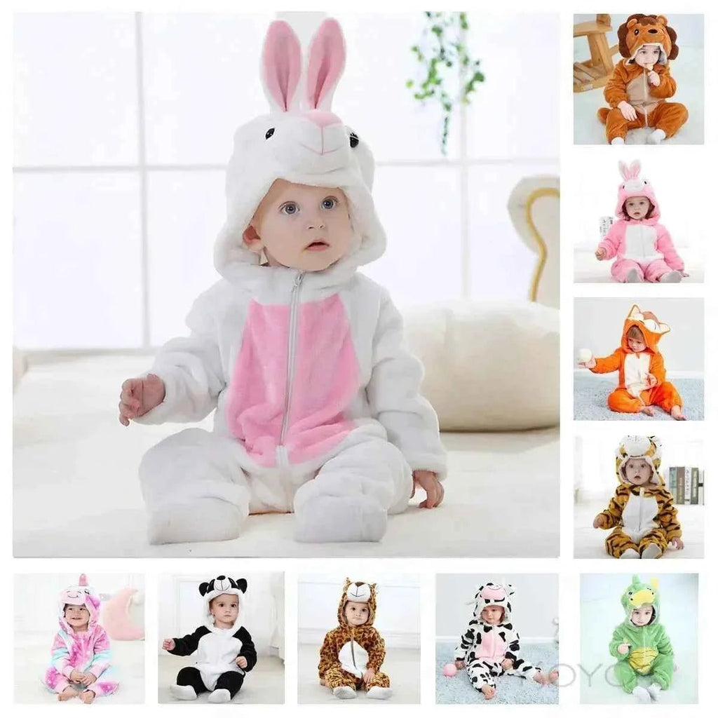 Baby Rompers Winter Kigurumi Lion - BabyNestia