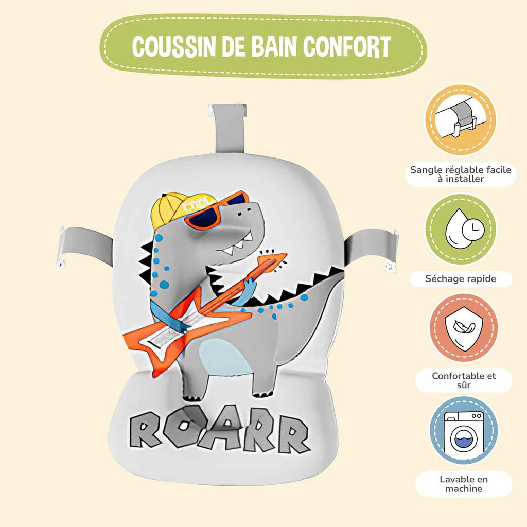 Baignoire Bébé Pliable XXL Avec Coussin De Bain Bebe Et Thermomètre Intégré - Baignoire Enfant Avec Siege De Bain Pour Bebe - baignoire Bebe Sur Pied - Idéal Pour Cadeau De Naissance Fille Ou Garçon