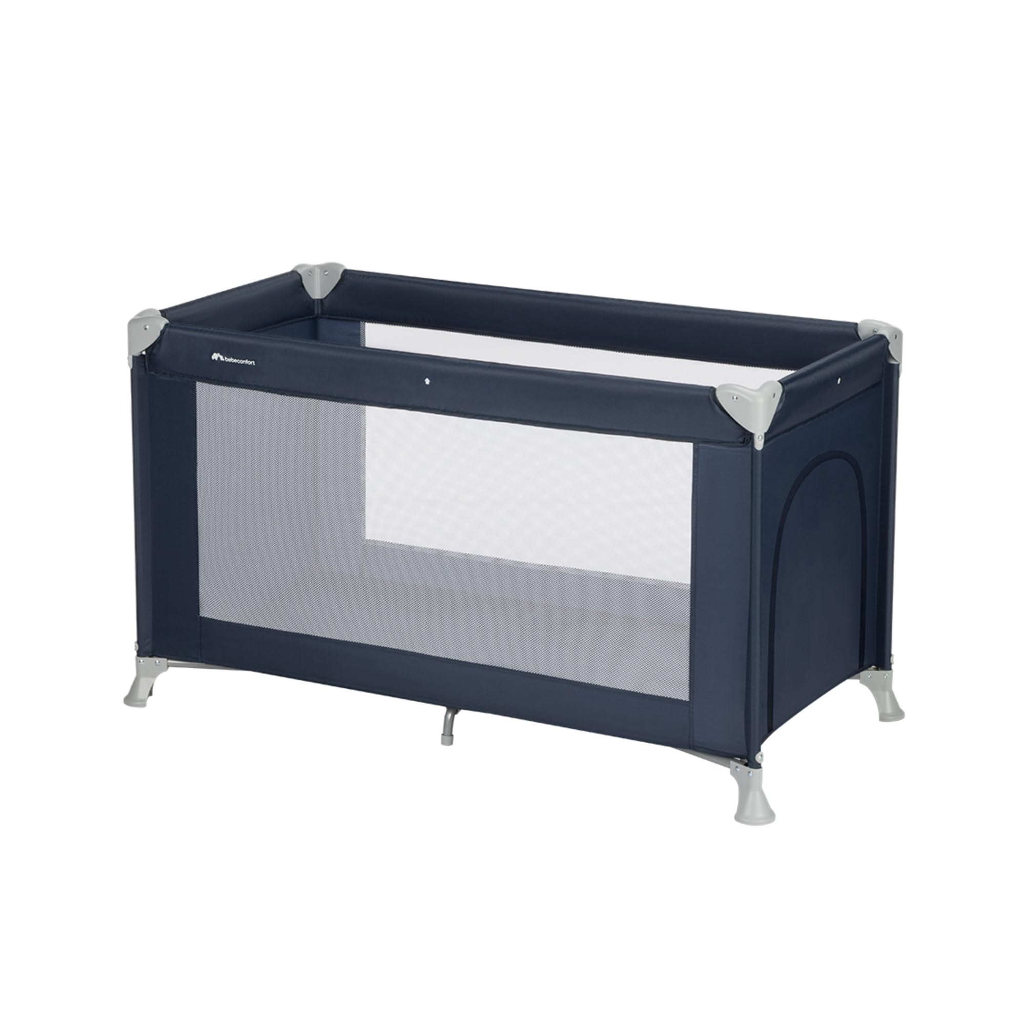 Bebeconfort Sweet Dreams, Lit Parapluie Bébé, 0 - 3 Ans (0 - 15 kg), Léger, Grand Matelas, Ouverture Latérale, Design Pliable, Sac de Transport Inclus, Mineral Graphite - BabyNestia