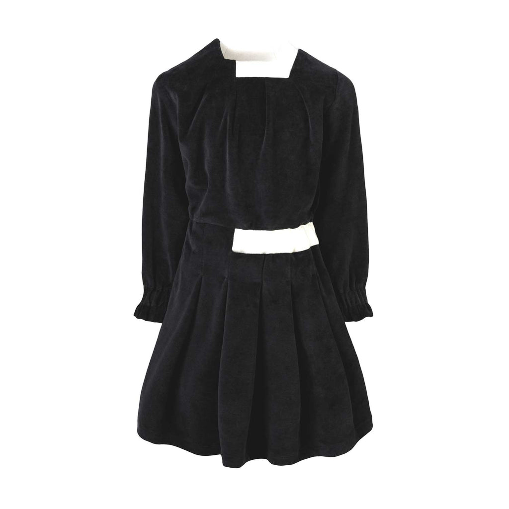Black Velvet Dress for Girls - BabyNestia