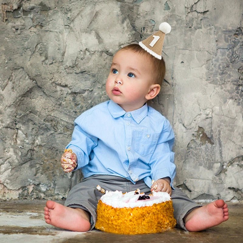 Burlap 1st Birthday - BabyNestia