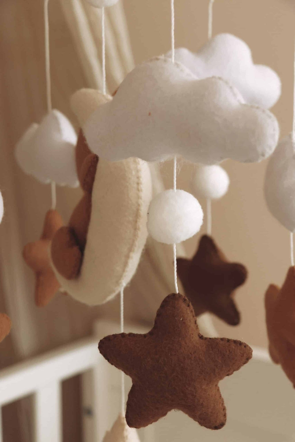 Handmade Sleeping Teddy baby mobile - BabyNestia