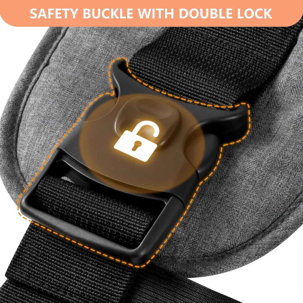 HKAI Porte - bébé avec siège hanches (Baby Hip Carrier) • Lauréat du Mom’s Choice Award • Porte - bébé avec ceinture ajustable et tissu respirant en mesh • Conception ergonomique, avec surface anti - dérapante sur le siège pour plus de sécurité - BabyNestia