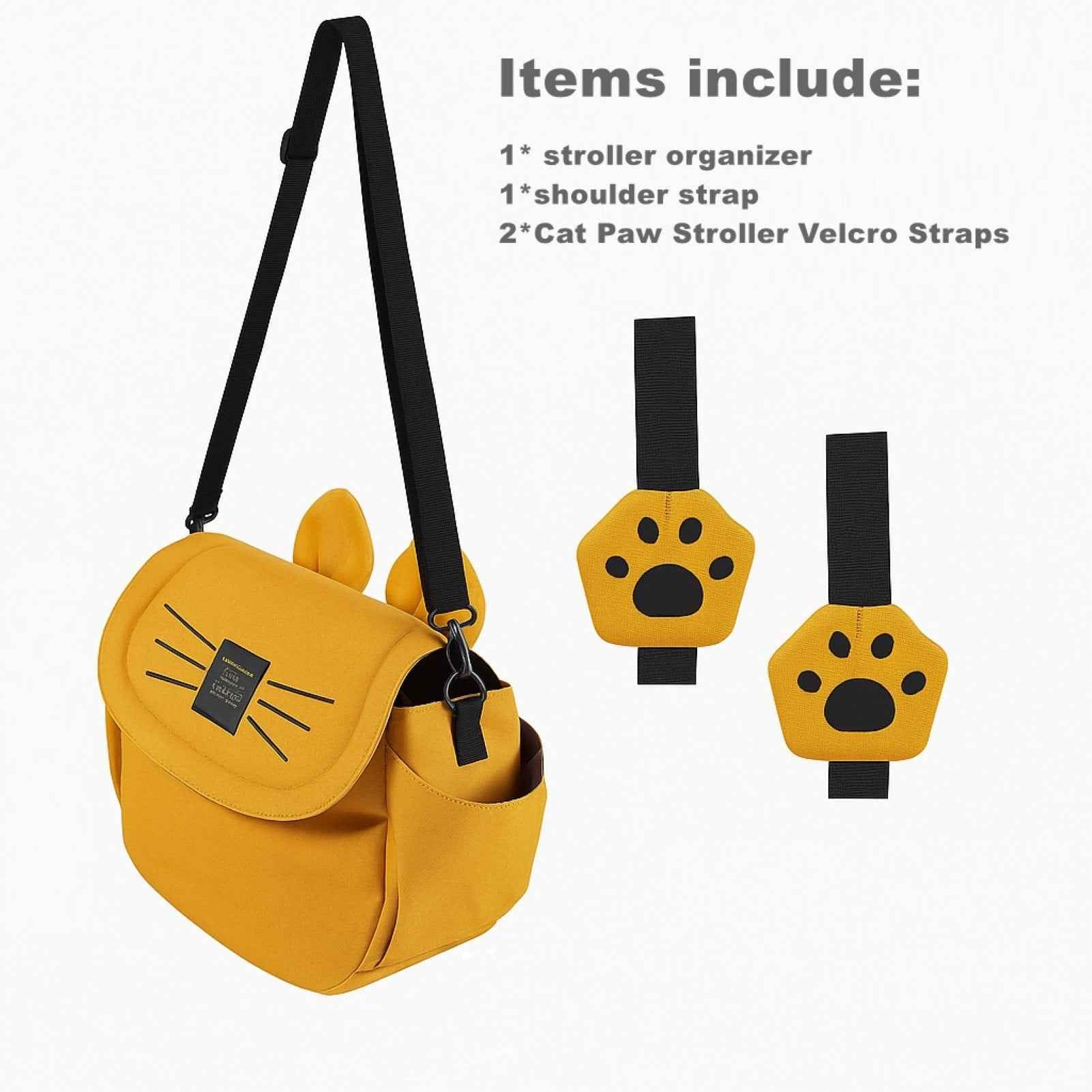 Kitty Paws Stroller Organizer - BabyNestia