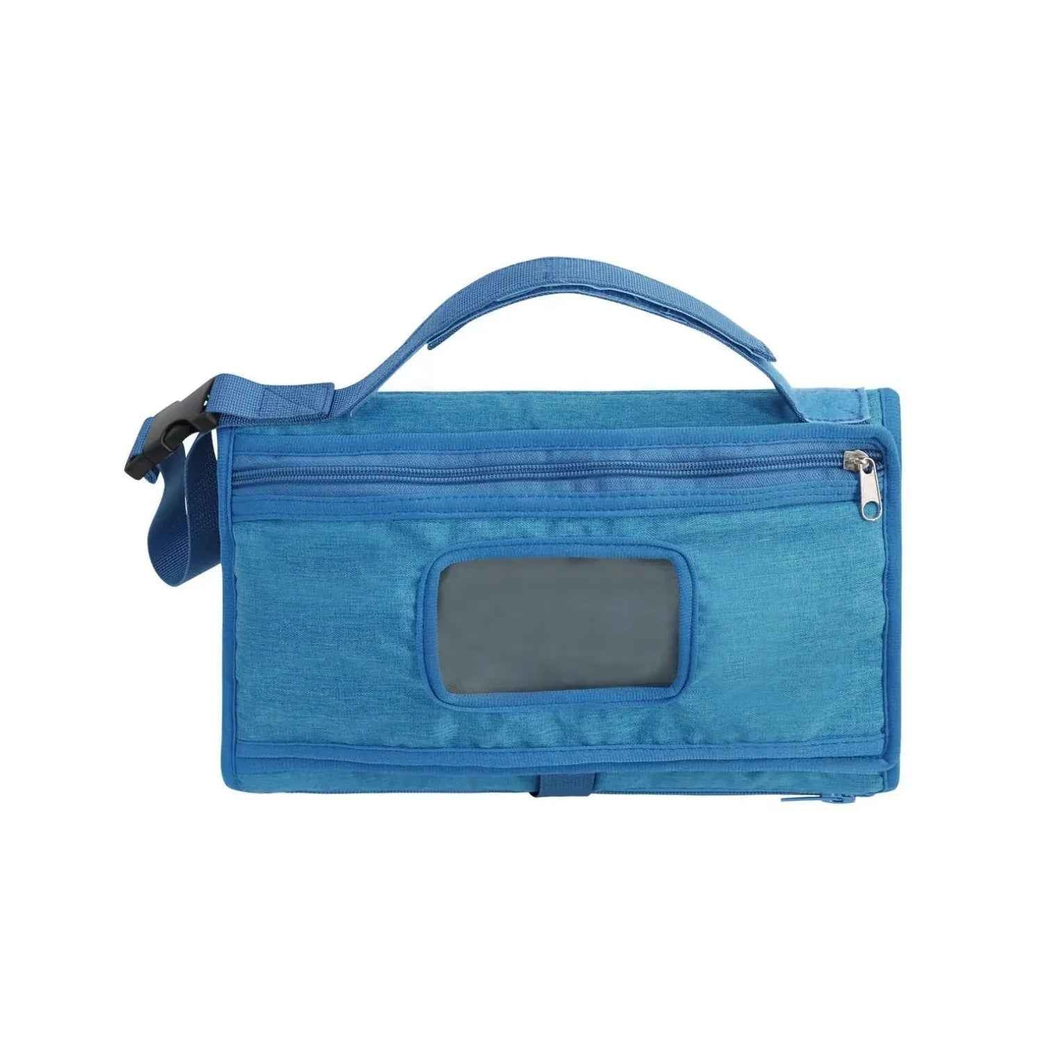 Portable Baby Changing Pad with Built - in Diaper Bag & Wipe Pocket - BabyNestia