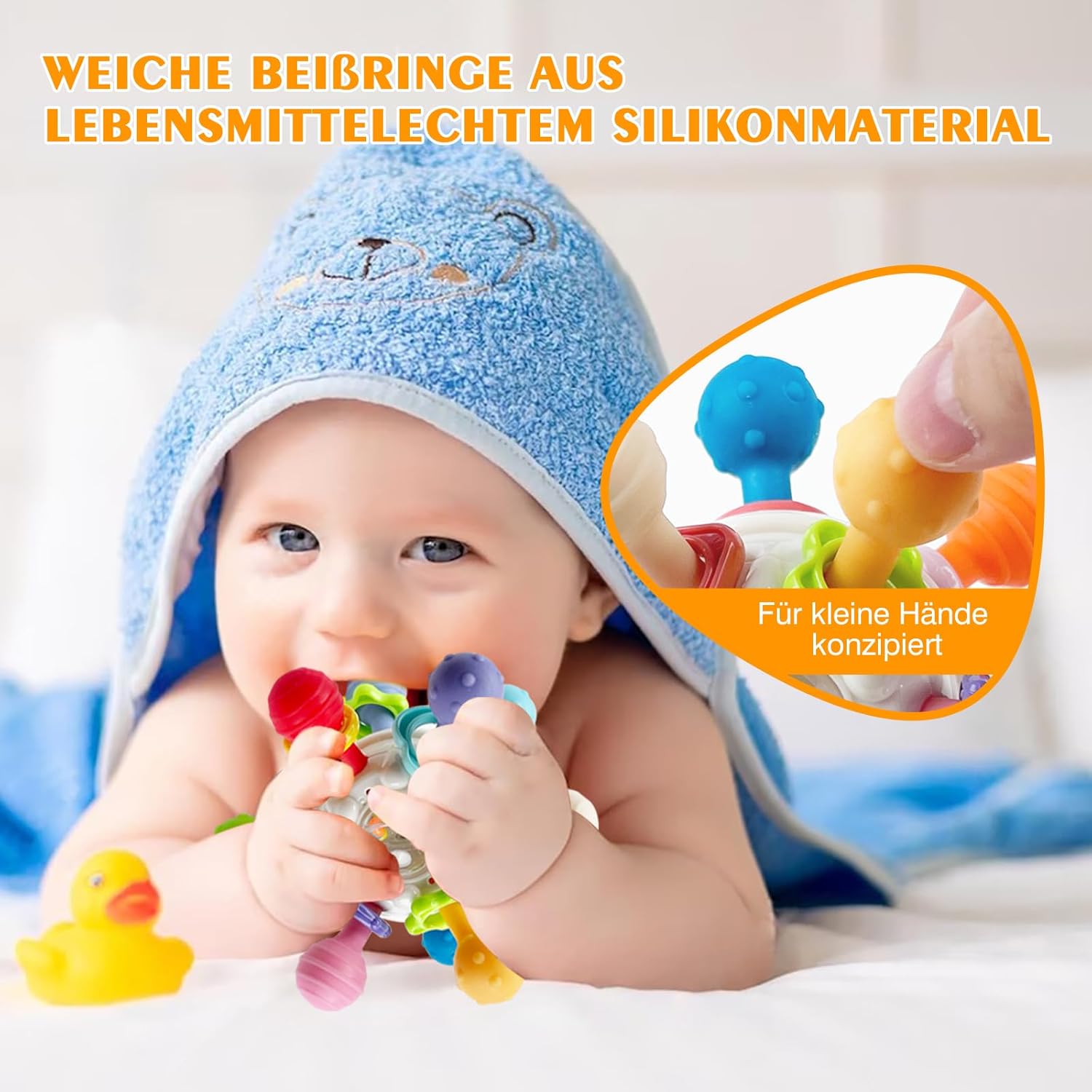 Sensory Teething Rattle & Grip Ball™ 9,49€ - BabyNestia