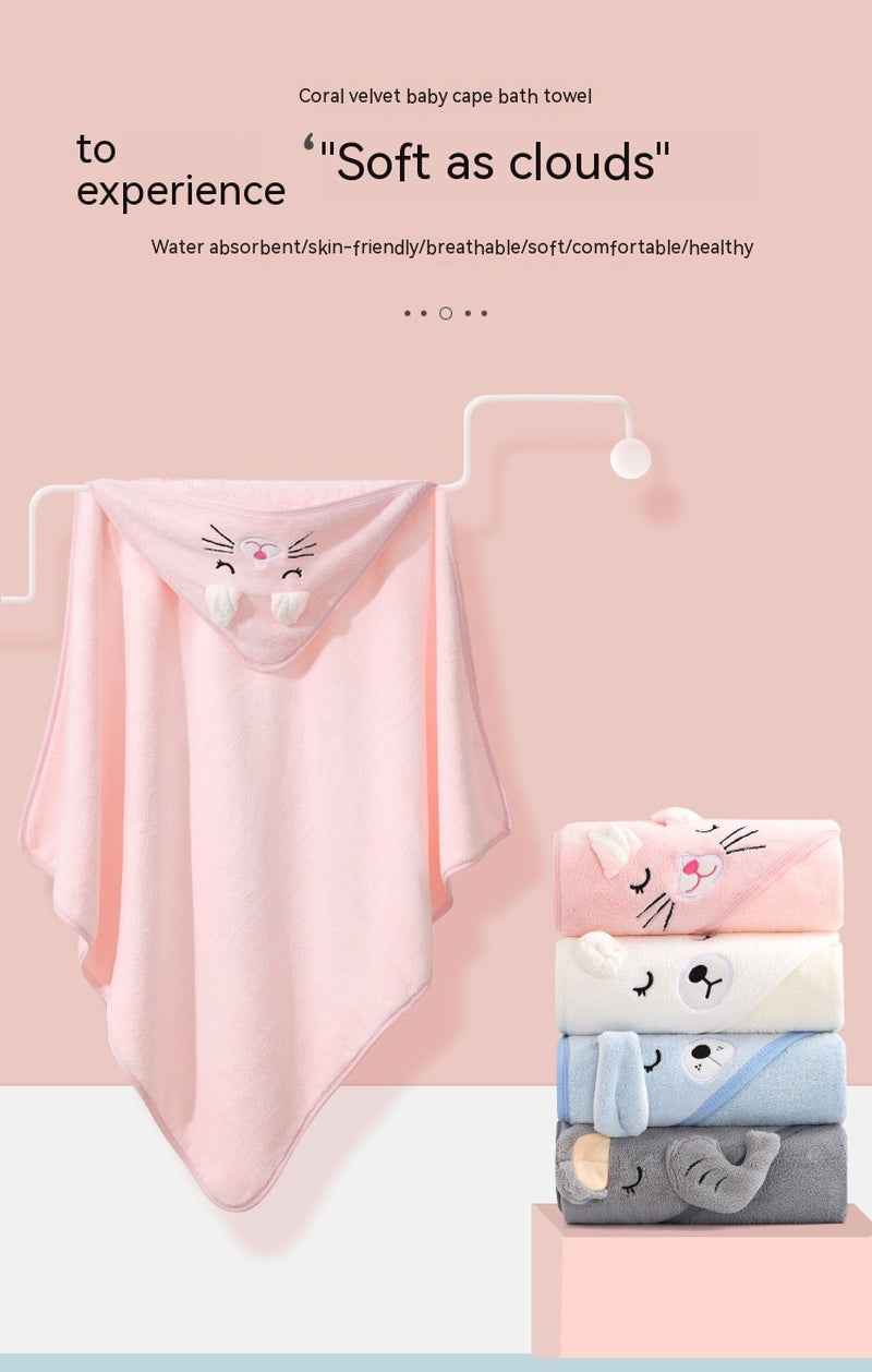 Spring and Autumn Baby Airable Cover Swaddling Bath Towel - BabyNestia