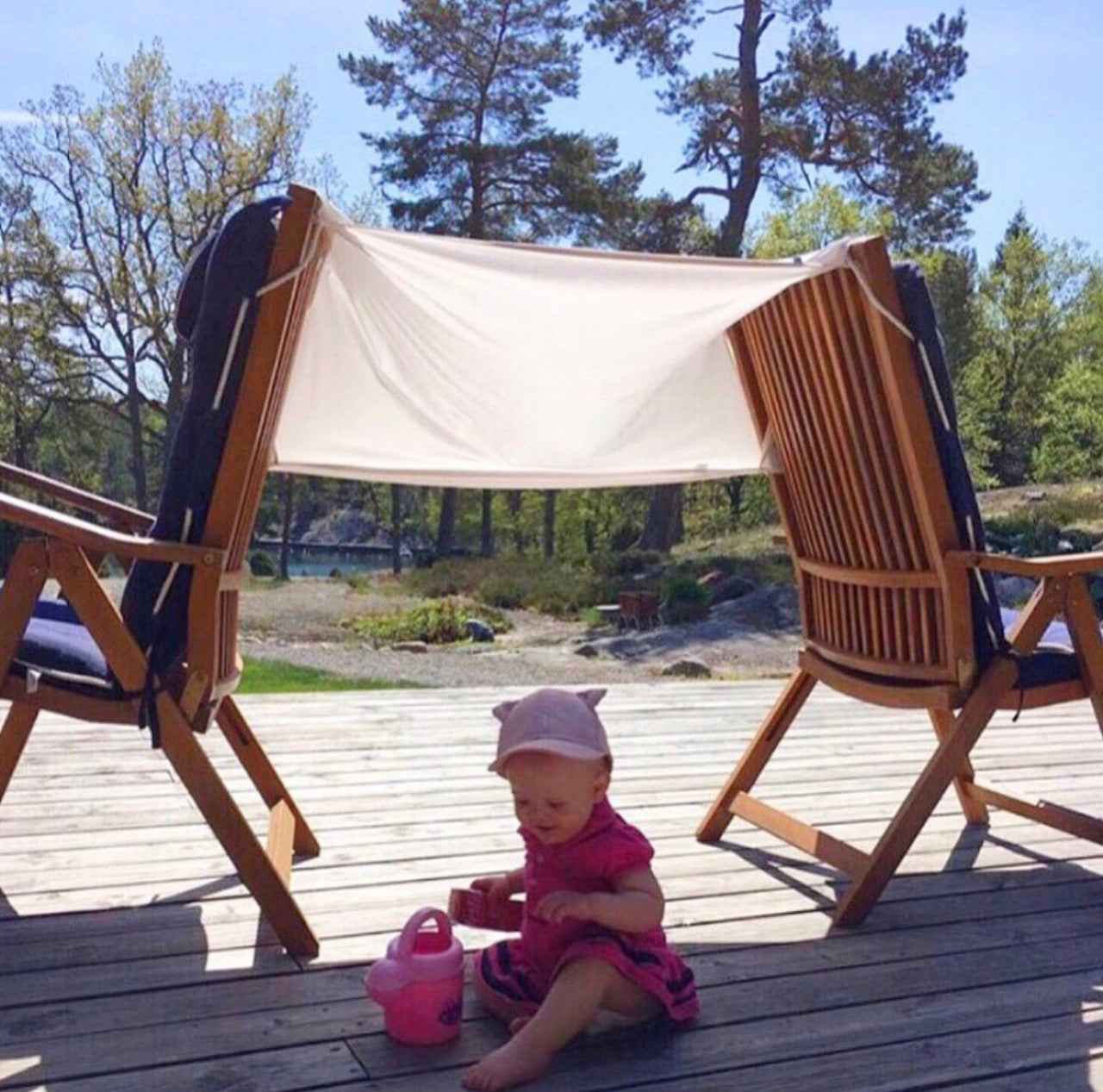 The Original Multi - use UV Blanket Blue - BabyNestia